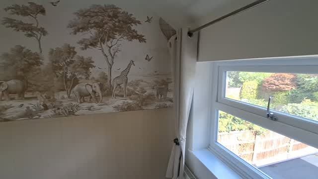 Feature wallpaper going up